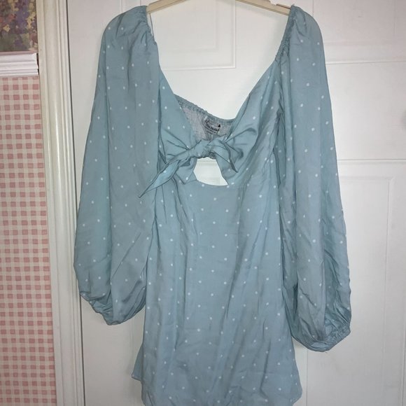 Charlie Holiday Somerset Polka Dot Mini Dress - Picture 4 of 4